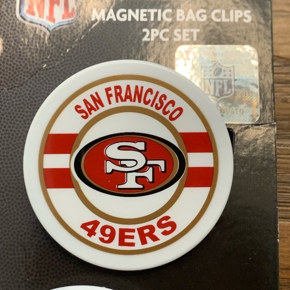 San Francisco 49ers‎ Magnetic Bag Clips - Picture 2 of 4